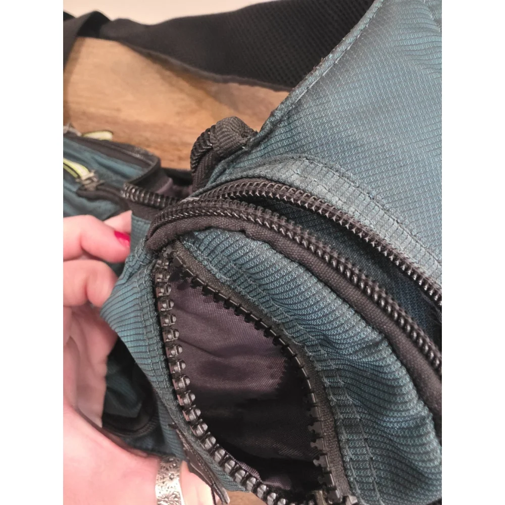 NICGID Sling Bag Chest Shoulder Backpack Crossbody Bags Casual Dark Green Teal